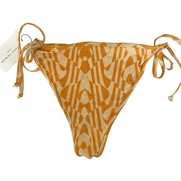 NWT FAITHFULL THE BRAND Medium Pyrgi Bikini Bottoms in Cefalu Print - Picture 6 of 8